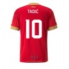 Maglia ufficiale Serbia Dusan Tadic 10 Casa Mondiali 2022 per Uomo